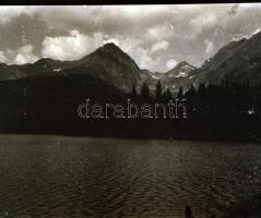 cca 1930 Dobsinai felvételek, 6 db szabadon felhasználható vintage (panoráma) negatív Matheisel Józs...