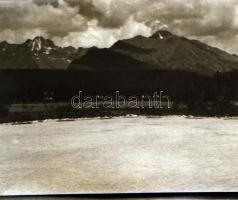 cca 1930 Dobsinai felvételek, 6 db szabadon felhasználható vintage (panoráma) negatív Matheisel Józs...