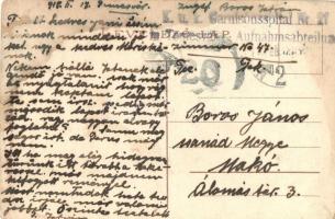 Temesvár, Timisoara; Mária szobor + K.u.K. Garnisonsspital Nr. 21. / statue (Rb)