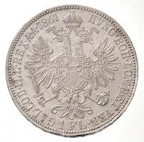 Ausztria 1861A 1Fl Ag "Ferenc József" T:1,1-
Austria 1861A 1 Florin Ag "Franz Joseph...