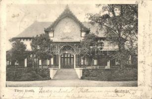 Szatmárnémeti, Szatmár, Satu Mare; Városi kioszk, épült 1900. Divald Károly 827. sz. / kiosk pavilion built in 1900. (fl)