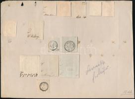 cca 1800-1900 Nagy szignetta és lenyomat gyűjtemény. 98 db benyomott és pecsételt okirati szignetta,...