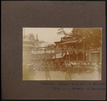 cca 1910 Corcoral francia attaché és szabadkőműves / French atache and freemason 7x9 cm