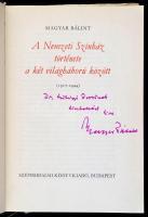 Magyar Bálint: A Nemzeti Színház története a két világháború között (1917-1944). Bp., 1977, Szépirod...