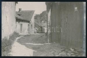 cca 1928 Budapest, Tabán, 6 db fotó (ebből 2 db vintage, 3 db későbbi nagyítás, 1 db mai nagyítás), ...