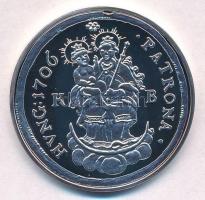 DN Magyar tallérok utánveretben - Rákóczi féltallér 1706 Ag emlékérem tanúsítvánnyal (20g/0.999/38,6mm) T:PP