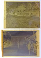 cca 1920 Budapest, Ganz gyár, az inasok bevonulása és avatása, 5 db szabadon felhasználható vintage ...