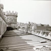 cca 1971 Budapest, a Moszkva tér átalakulása, 4 db szabadon felhasználható vintage negatív, 6x6 cm