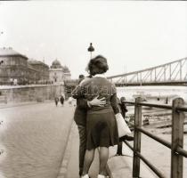 cca 1960 Budapesti városképek, életképek, Sinka Antal (?-?) hagyatékából 10 db szabadon felhasználha...