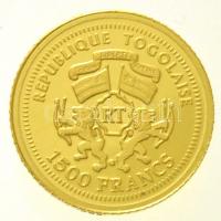 Togói Köztársaság 2007. 1500Fr Au "Nofertiti" (0,5g/0.999) T:PP
 Republic of Togo 2007. 1...