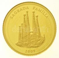 Észak-Korea 2009. 10W Au "Sagrada Família" (0,5g/0.999) T:PP
North Korea 2009. 10 Won Au ...