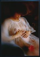 cca 1980 Ujhelyi István (1936-2003) hagyatékából 4 db vintage fotóművészeti alkotás, 12,5x7 cm és 12...