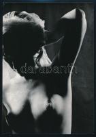 cca 1974 Tóth Erzsébet 3 db vintage fotóművészeti alkotása, 23x10 cm és 23,5x16 cm között