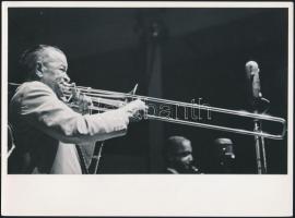id Edward Ory és a King Olivers Creole Jazz Band 2 db feliratozott sajtófotó / 2 press photos 18x24 cm