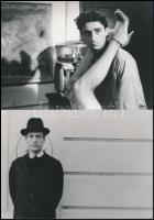 cca 1970-1980 4 film- és színész fotó / movie photos Müllers Büro, Paul Cox, Marlene Jobert, Jacquel...