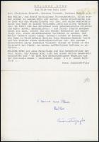 cca 1970-1980 4 film- és színész fotó / movie photos Müllers Büro, Paul Cox, Marlene Jobert, Jacquel...