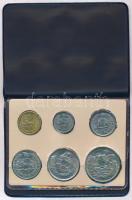 Irán 1972. 50d-20R (6xklf) forgalmi sor eredeti tokban T:1,1- patina
Iran 1972. 50 Dinars - 20 Rial...