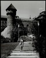 cca 1970 Budapest, A Királyi Vár közelről több oldalról  6 db igényes, nagyméretű fotó 30x24 cm