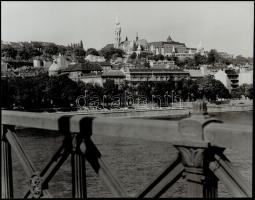 cca 1970 Budapest, A Királyi Vár közelről több oldalról  6 db igényes, nagyméretű fotó 30x24 cm