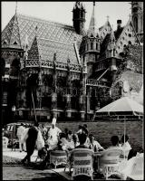 cca 1970 Budapest, A Királyi Vár közelről több oldalról  6 db igényes, nagyméretű fotó 30x24 cm