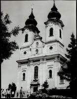 cca 1970 Tihany, A Tihanyi Apátság. 3 db igényes, nagyméretű fotó 30x24 cm