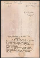 1969 Silva Koscina a Cannesi Filmesztiválon / In Festival de Cannes 13x18 cm