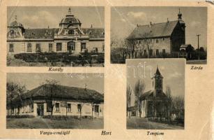 Hort, Winterberg kastély, Zárda, Varga étterem, Római katolikus templom (fa)
