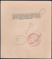 1969. Sophia Loren és Tito. Pecséttel jelzett fotó / press photo , 17x19,5 cm