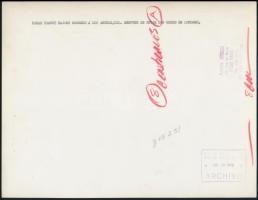 cca 1970 Farah Fawcet eredeti, pecséttel jelzett fotó / original  photo marked with seal  21x27cm