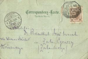 1898 Semmering, Weinzettlwand, Bolleroswand, Bolleros-Tunnel, Weinzettl-Tunnel, Station Klamm, Klamm...