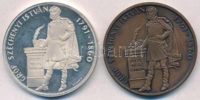 Renner Kálmán (1927-1994) 1991. "MÉE Sopron XXI. Vándorgyűlés / Gróf Széchenyi István" Ag ...