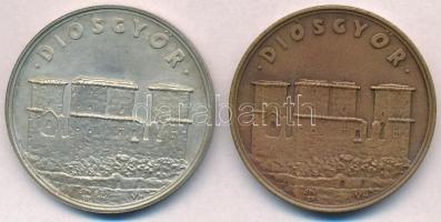 Varga Miklós (1934-) 1974. "MÉE 5. Vándorgyűlése - Miskolc / Diósgyőr" Ag és Br emlékérem ...