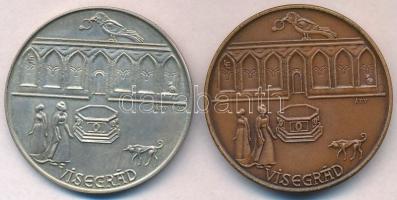 Ligeti Erika (1934-2004) 1973. "MÉE 4. Vándorgyűlése - Esztergom / Visegrád" Ag és Br emlé...