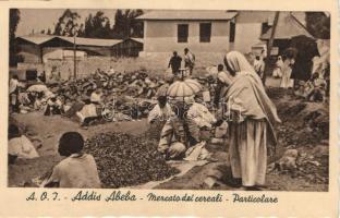 Addis-Abeba cereal vendor