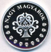 ifj. Szlávics László (1959-) 2011. "Nagy Magyarok / Szent István 1000-1038" jelzett Ag eml...