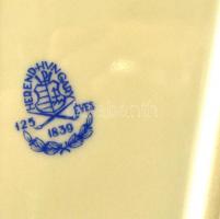 Herendi Eton mintás tál, kézzel festett, hibátlan, jelzett, 19,5×19,5 cm