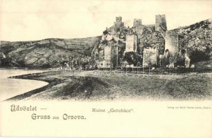 Galambóc, Golubac (Orsova); várrom / castle ruins