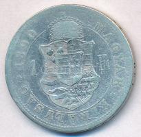 1890KB 1Ft Ag "Ferenc József / Fiume címer" T:2- 
Adamo M15