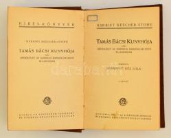 H. Beecher-Stowe: Tamás bácsi kunyhója I-II. Bp., 1925. Athenaeum. Egészvászon kötésben, eredeti pap...