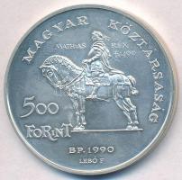1990. 500Ft Ag "Mátyás király / Beatrix" T:BU kis patina
Adamo EM113