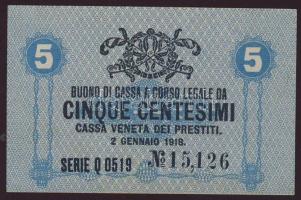 Olaszország/Velence/osztrák-magyar megszállás 1918. 5c T:I