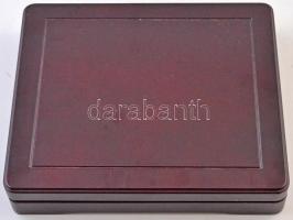 Fa éremtartó doboz 12 férőhellyel,kivehető tálcával, "Nagy Magyarok" feliratú béléssel, ha...