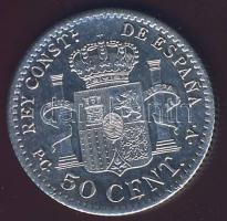 Spanyolország 1904. 50c Ag T:1/2