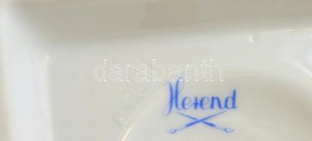 Herendi csipkebogyó mintás füles váza, kézzel festett, jelzett, hibátlan, m: 25 cm