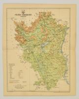 Gönczy Pál Magyarország vármegyéinek térképe. 63 db vármegyei térkép + 6 db duplum  24x29 cm
