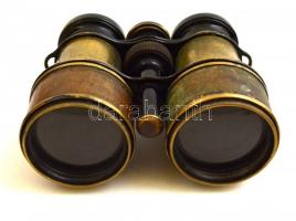 cca 1914-1918 Katonai? távcső beépített iránytűvel, jó állapotban