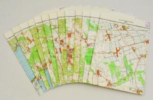 Pápa-Balatonfüred környéke, 1:50000, 13 db topográfiai térkép