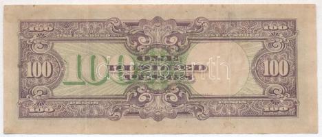 Fülöp-szigetek / Japán megszállás 1944. 100P T:III tűly.
Philippines / Japanese occupation 1944. 10...