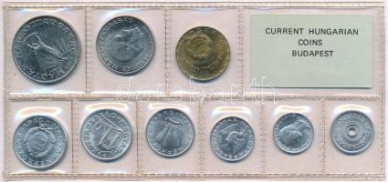 1982. 2f-10Ft (9xklf) érmés forgalmi sor fóliatokban T:1 Adamo FO15