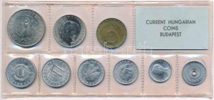 1973. 2f-10Ft (9xklf) érmés forgalmi sor fóliatokban T:1 
Adamo FO6